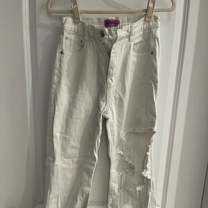 White jeans